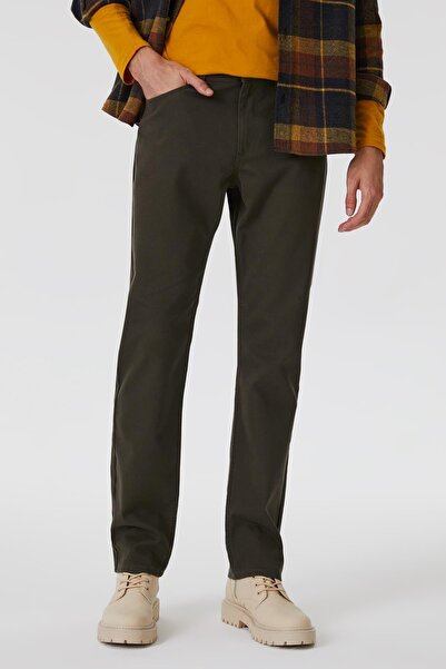 Lee Cooper Jagger normal waist slim fit straight leg khaki men's pants