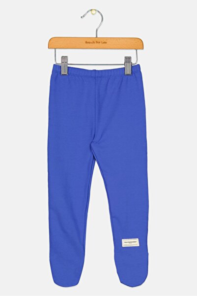 The Giving Movement Toddlers Boy Solid Pull On Footed Pants, Blue