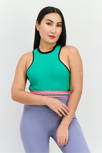 Puma x Lemlem قميص نسائي رياضي بدون أكمام للخارج، مجموعة خضراء