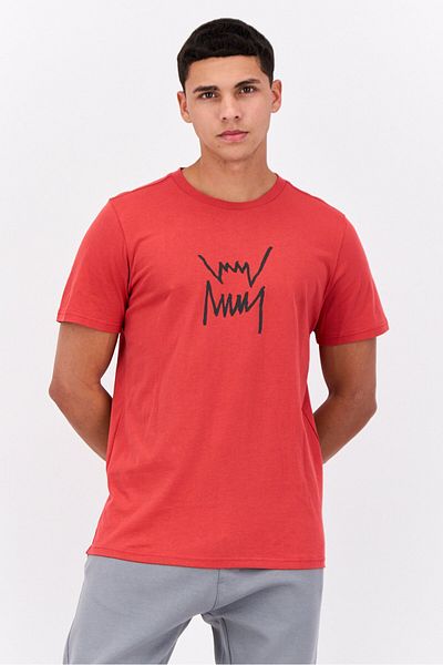 Puma Men Sportswear Fit Short Sleeves Outdoor T-shirt, Red