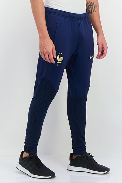 Nike Men Slim Fit Embroidered Logo Training Track Pant, Navy