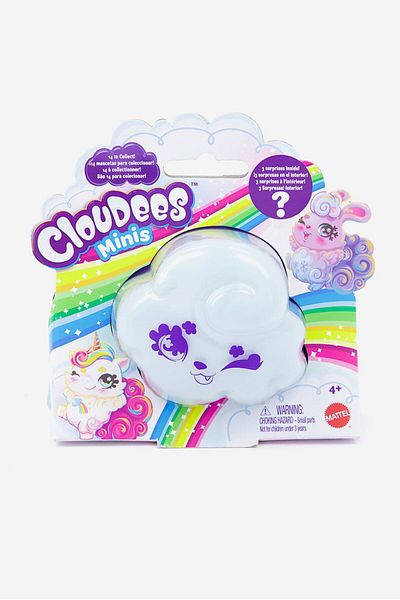 Mattel Games Cloudees Minis Cloud Themed Reveal Toy with Hidden Figure, Light Blue