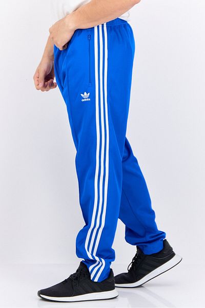 adidas Men Sportswear Fit Wide Leg Training Sweatpants, Blue