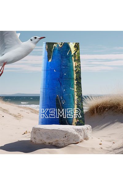 Miami Beach Γυναικείες πετσέτες θάλασσας και παραλίας με μοτίβο από βαμβακερό τοπίο για διακοπές Γρήγορο στέγνωμα, Απωθητικό στην άμμο, 70*150 cm