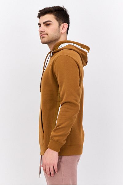 Champion Men Sportswear Fit Long Sleeve Outdoor Sweatshirt, Brown