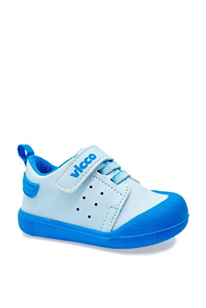 Vicco Oli Ortopedik Kaymaz Erkek Bebek Ilkadım Ayakkabı Mavi