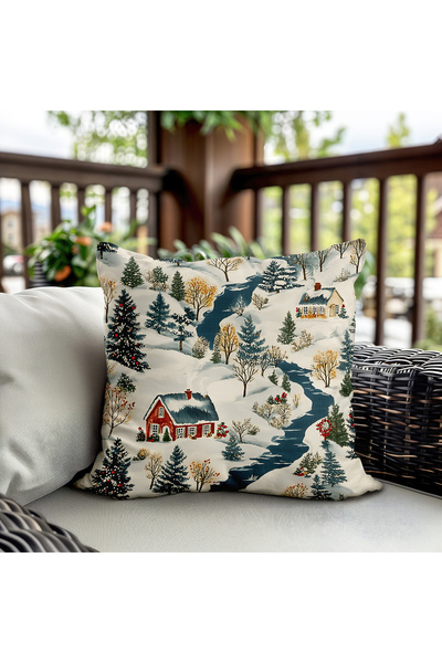 milroma Двустранно отпечатана кадифена калъфка за възглавница с мотив „шишарк...