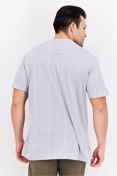 adidas Men Sportswear Fit Short Sleeves Training T-Shirt, Grey