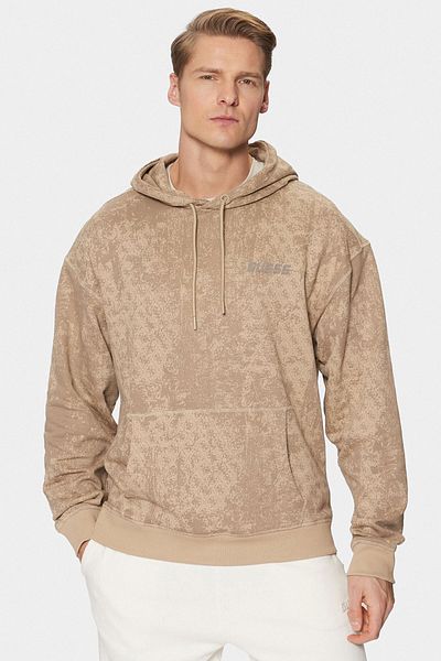 Guess Jeans Ανδρικό μπεζ φούτερ τζιν Gotam Guess