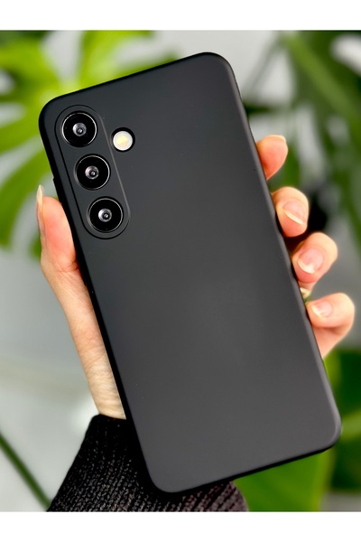 Go Aksesuar Galaxy S24 Uyumlu İçi Kadife Lansman Esnek Silikon Kılıf