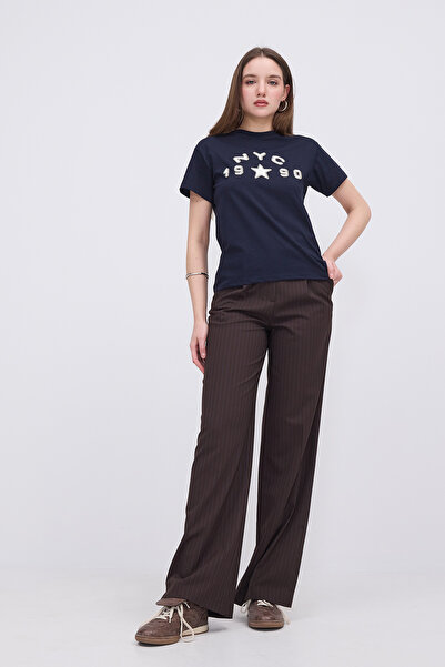 Addax Μπλουζάκι NYC 1990 με γραφή P10411