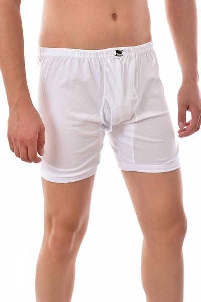 KEYAL Tutku White 12 Pieces 0110 Men's Long Boxers