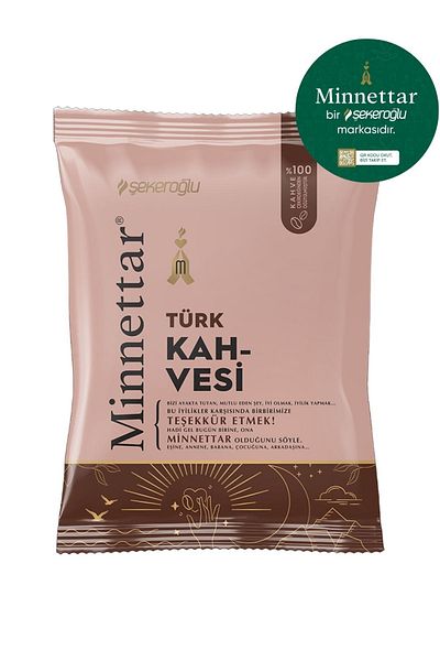 Şekeroğlu Minnettar Turkish Coffee 100 gr – Traditional Turkish Coffee – Rich Aroma And Authentic Flavor