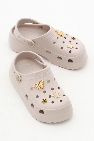 McDark Children's Beige Beach Sea Slippers Sandals