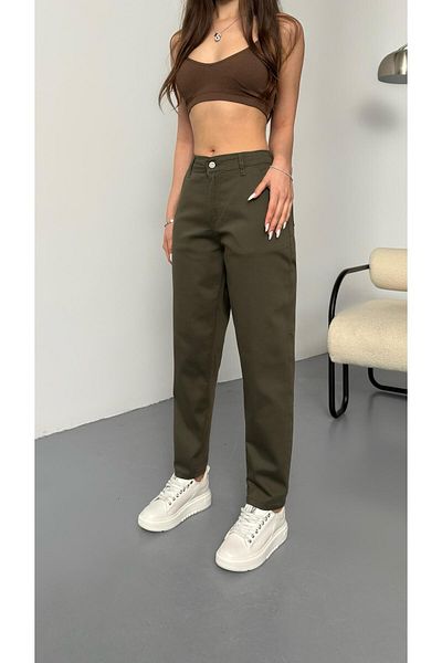 BİKELİFE Women's High Waist Lycra/Stretchy Mom Pants