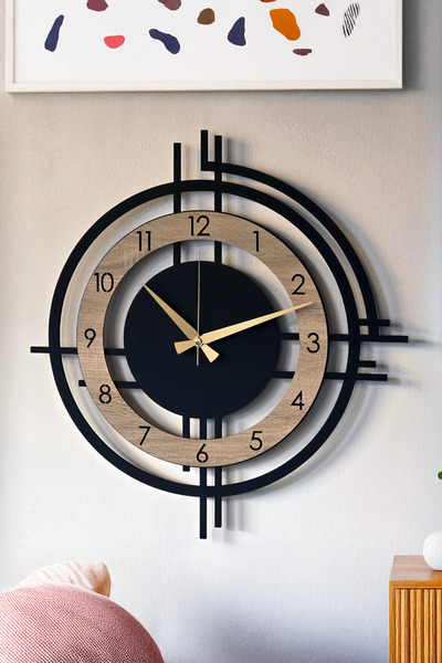 LUPOKRAFT Şık Ve Modern Duvar Saati - 51cm Büyük Boy, 3 Farklı Renk Seçeneği ...