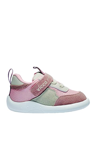 Vicco Trick Orthopedic Baby Girl Ilkadım Shoes Powder Pink