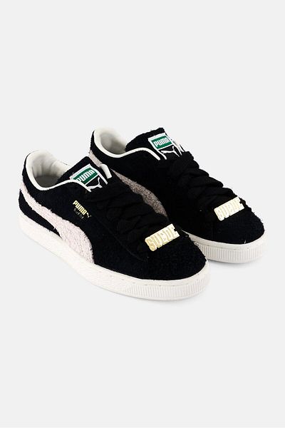 Puma Men Suede Fat Lace Outdoor Shoes, Black