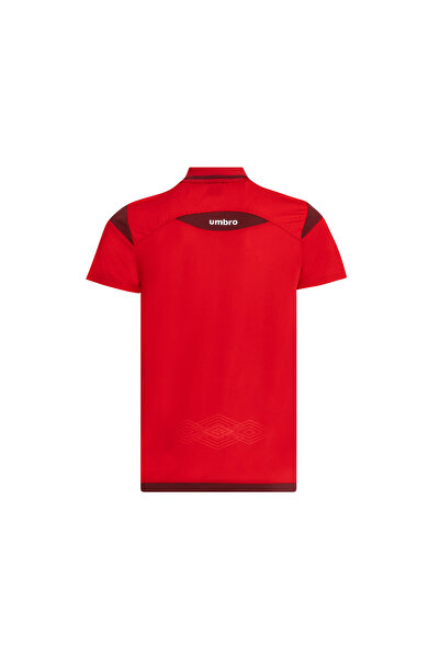 UMBRO Red Men's Polo Neck T-Shirt Sport Cut Umbro Diamond Camp Red Tf-0268