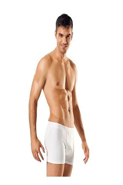 ENTAHA Tutku Ανδρικό Lycra Elastane Boxer Λευκό Χρώμα Συσκευασία 10 τεμαχίων