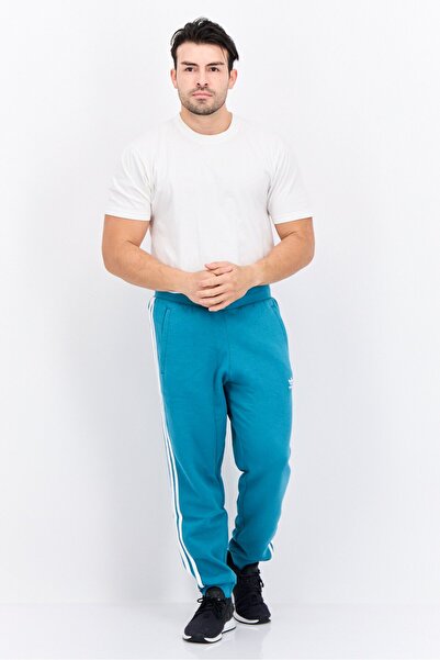 adidas Men Slim Fit Embroidered Logo Outdoor Track Pant, Green