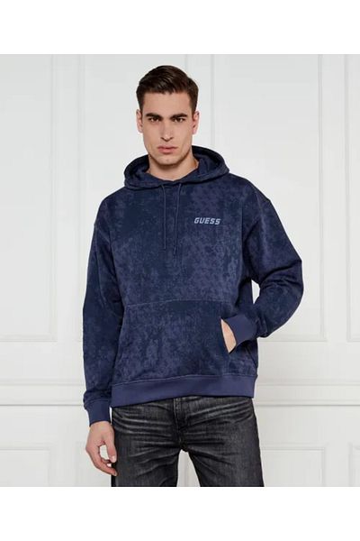 Guess Jeans Ανδρικό μπλε φούτερ τζιν Gotam Guess
