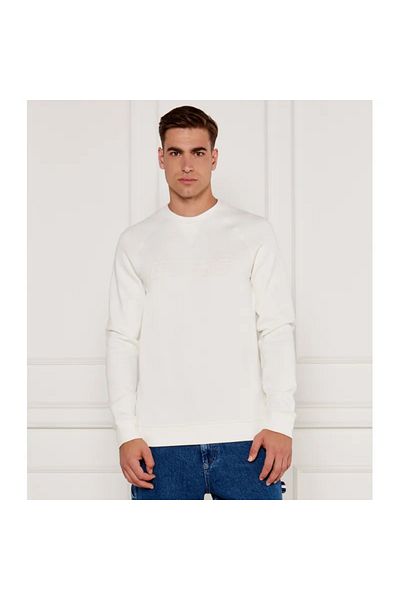 Guess Jeans Men's white sweatshirt Aldwin Guess jeans