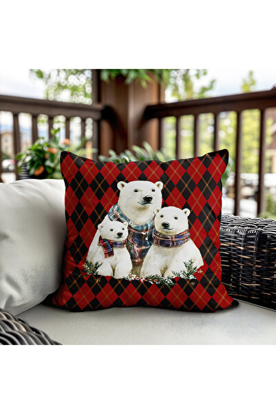 milroma Κάλυμμα μαξιλαριού από βελούδο με σχέδιο ελαφιού και εκτύπωση διπλής ...