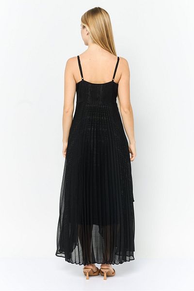 Dkny فستان ميدي نسائي، أسود