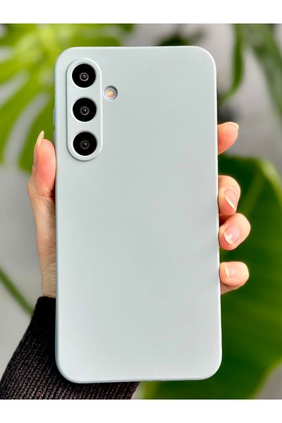 Go Aksesuar حافظة سيليكون مرنة متوافقة مع هاتف Galaxy A55