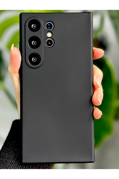 Go Aksesuar حافظة Galaxy S24 ULTRA متوافقة مع غطاء السيليكون المرن المخملي من الداخل S24 ULTRA