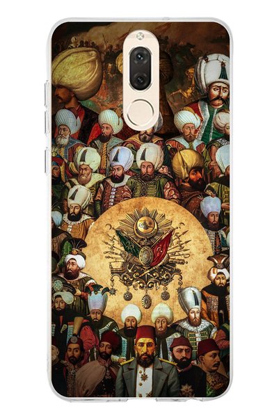 TechTree جراب سيليكون شفاف متوافق مع هاتف Huawei Mate 10 Lite من العثمانيين