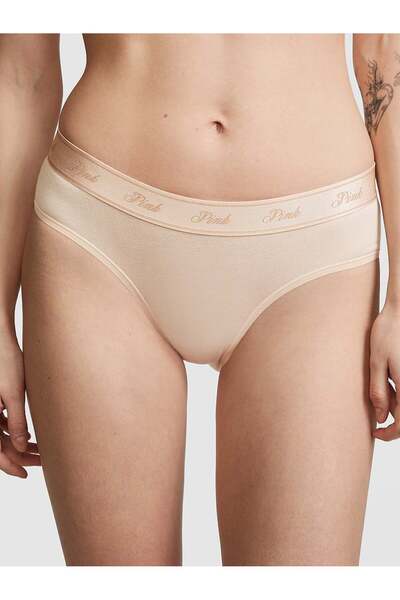 PINK Logolu Pamuklu Hiphugger Külot