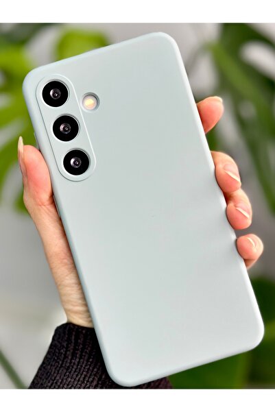 Go Aksesuar Galaxy S24 Uyumlu İçi Kadife Lansman Esnek Silikon Kılıf