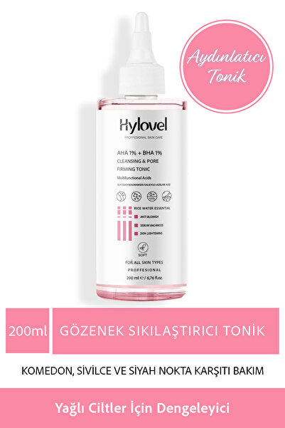 Hylovel Siyah Nokta Karşıtı Arındırıcı ve Gözenek Sıkılaştırıcı Salisilik Asi...