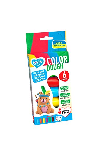 OKTO Set Plastilina Lovin 6pcs*15gr - Color
