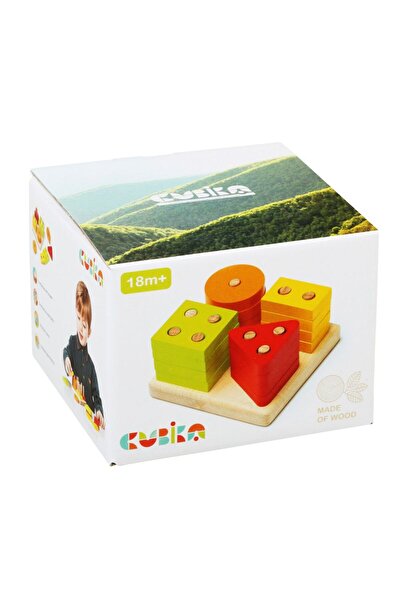 CUBIKA Jucarie Din Lemn, , Sortator Forme Geometrice 03