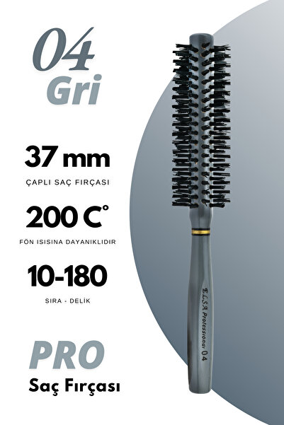 ELSA Επαγγελματική βούρτσα μαλλιών 04 γκρι