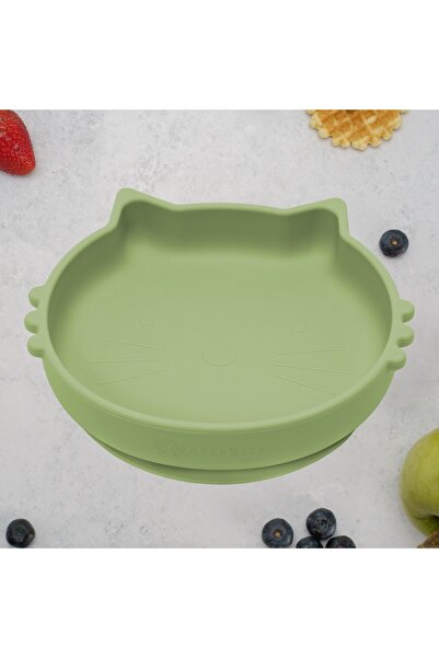 APPEKIDS Bol Din Silicon, , Kitty Ii - Raw Green