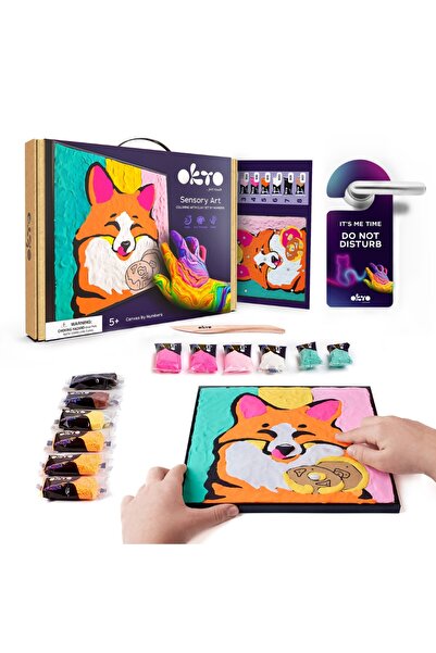 OKTO Set Pictura Cu Argila Usoara, 29*29 Cm - Fox