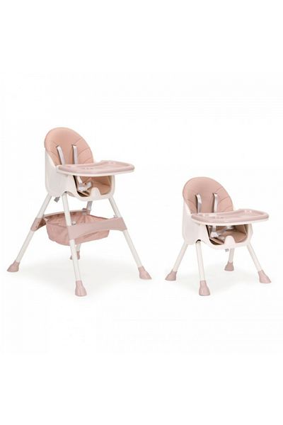 OEM Jedálenská stolička Ecotoys HC-823 2 v 1 - ružová