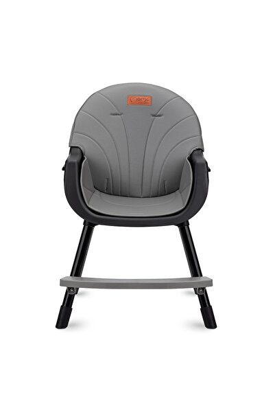 Momi Reki children's dining chair, Eco-leather, Black