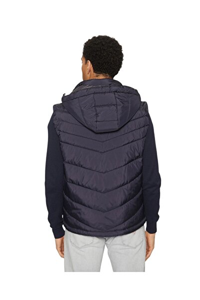 Guess Jeans Modrá pánská vesta s kapucí Guess jeans