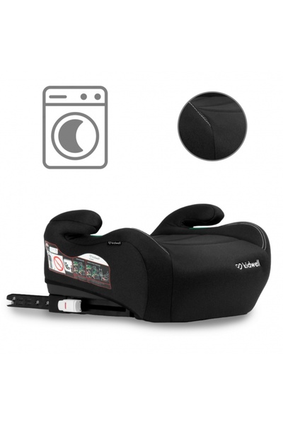 OEM Autosedačka 125-150 cm s ISOFIX Kidwell Ovan - čierna