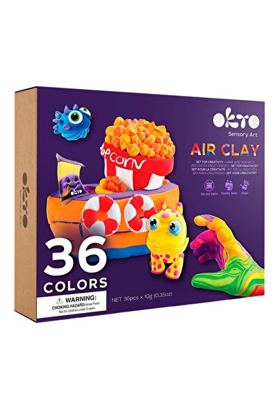 OKTO Set de Creatie Air Clay, Okto, 36 culori