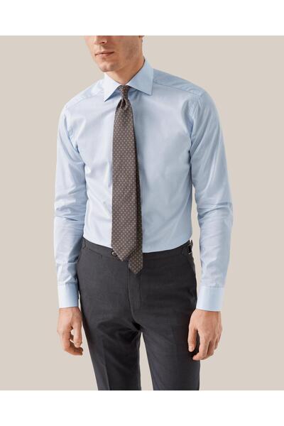 Eton Mavi Elevated Organik Pamuk Gömlek