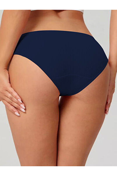 MİSTİRİK Модель Taranto Труси-сліпи з м'якої тканини з вологовідштовхувальним ефектом темно-синього кольору