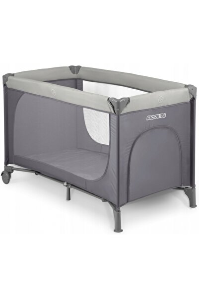 Ricokids RK-240 Folding Crib - Light Gray