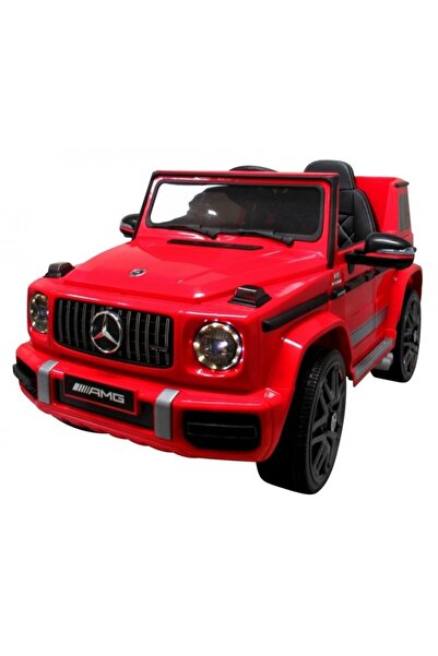 OEM Masinuta electrica cu telecomanda, roti EVA, scaun piele Mercedes G63 - Rosu