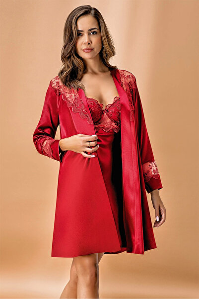 Nurteks 5384 Dressing Gown & Nightgown Set